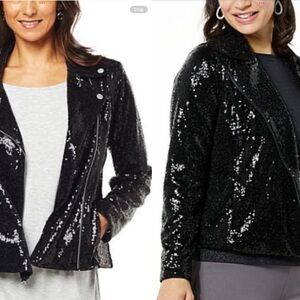 NWT Colleen Lopez Sparkly Jacket